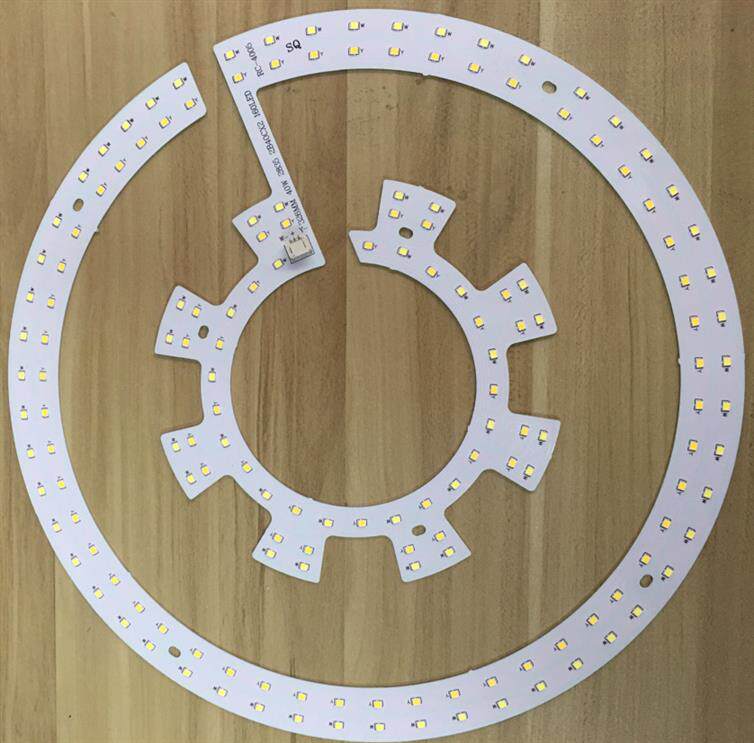 板36w_led吸顶灯改造灯板双色三色变光24w36w螺旋灯圆环形灯珠灯芯