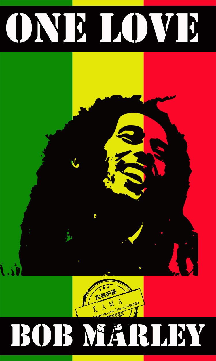 牙买加挂旗壁挂窗帘raggie咖bobmarley雷鬼布s酒吧摇滚ktv