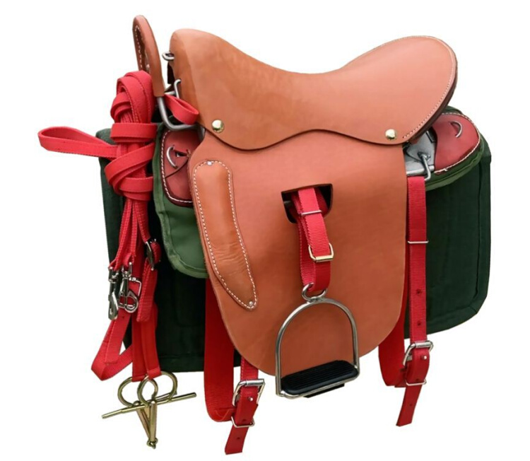 厂家直销马鞍子全套马鞍整套扶手牛皮鞍游客鞍大小马鞍马具军鞍