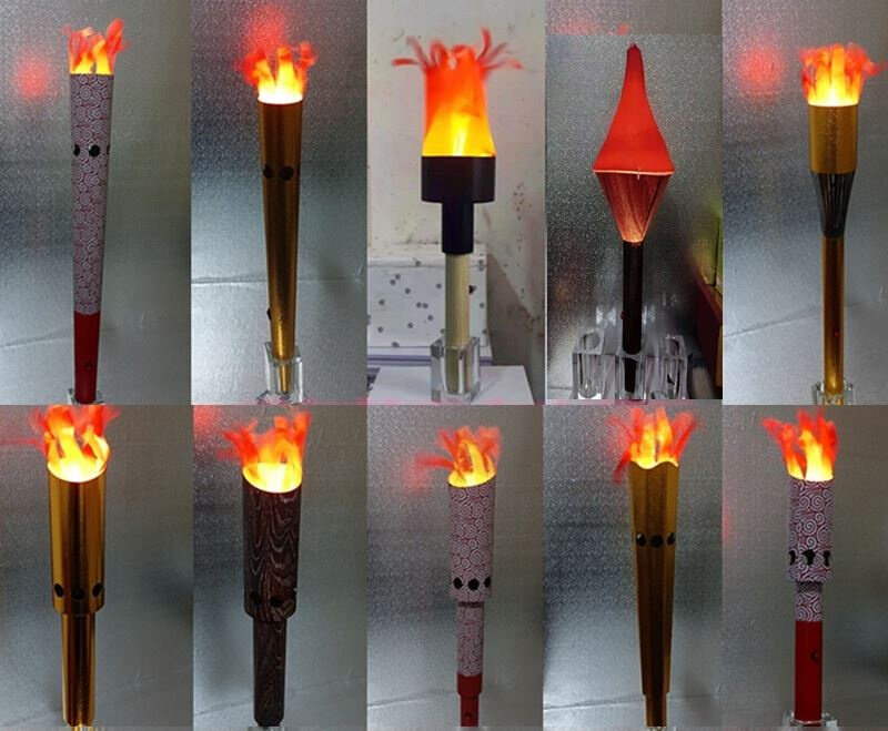 运动会火炬电子火炬仿真儿童入场道具手持仿真火把仿古庆舞台道具