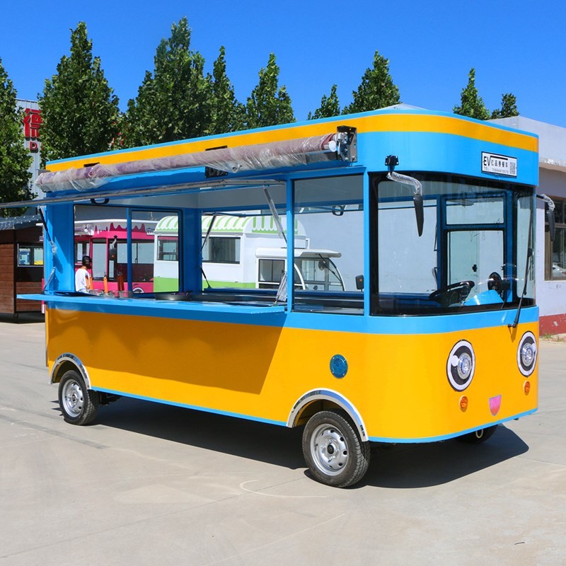 移动餐车小吃车房车多功能图片