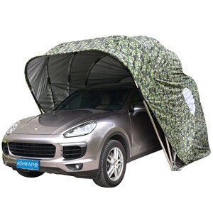 简易伸缩汽车停车棚遮阳篷图片