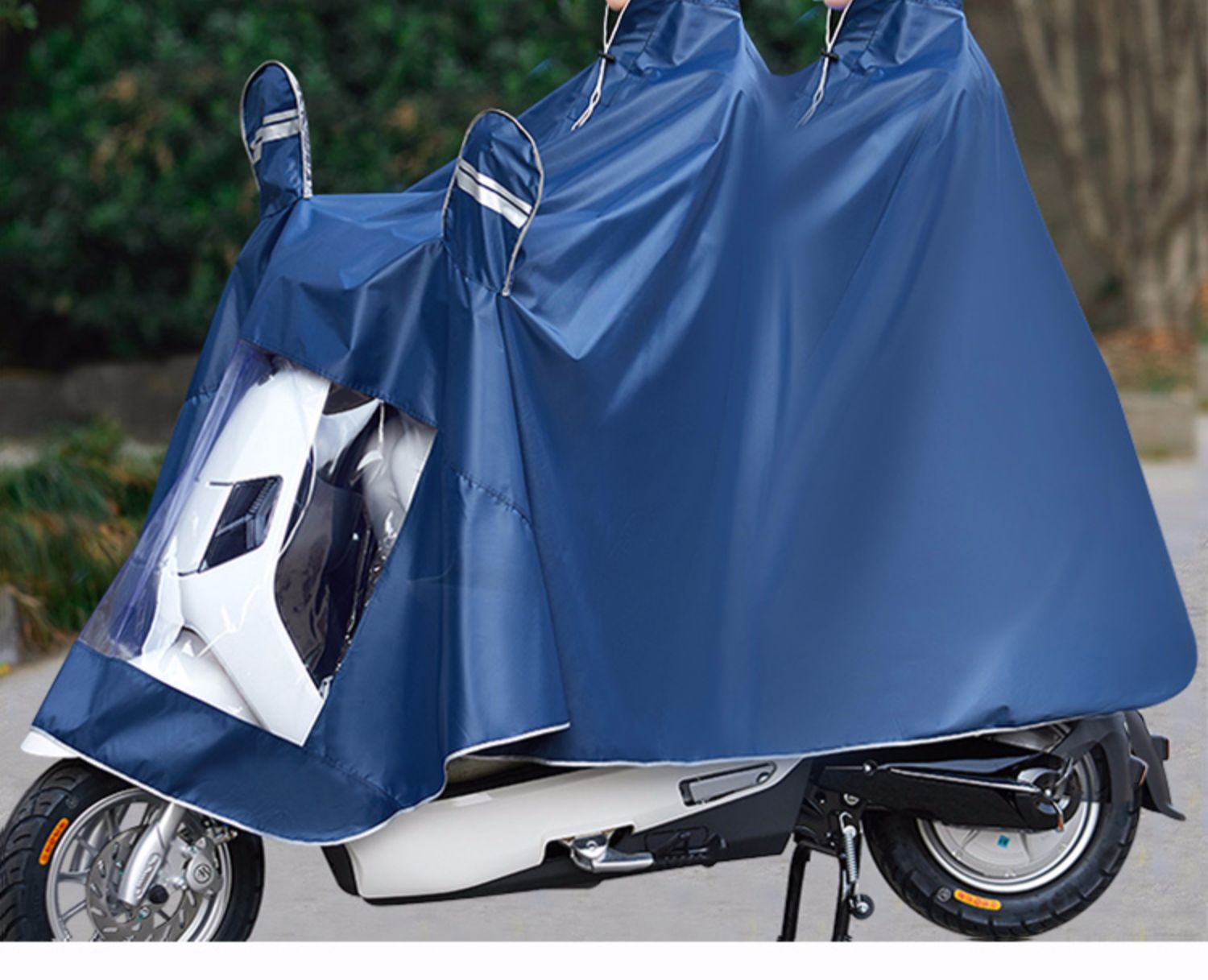 电动三轮车雨衣雨披加大加厚专用超大单人特大防水遮摩托车电瓶车