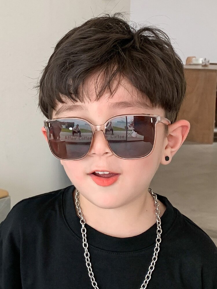 儿童墨镜潮男孩太阳眼镜防紫外线护眼酷宝宝小帅气4岁遮阳时尚女