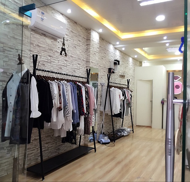 新服装店展示架落地式简约现代童装店铺货架侧挂女装衣服架子组合