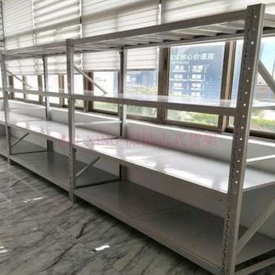 货架厂库房工厂仓库家用储藏地下室轻加厚中型重型角钢服装展示架