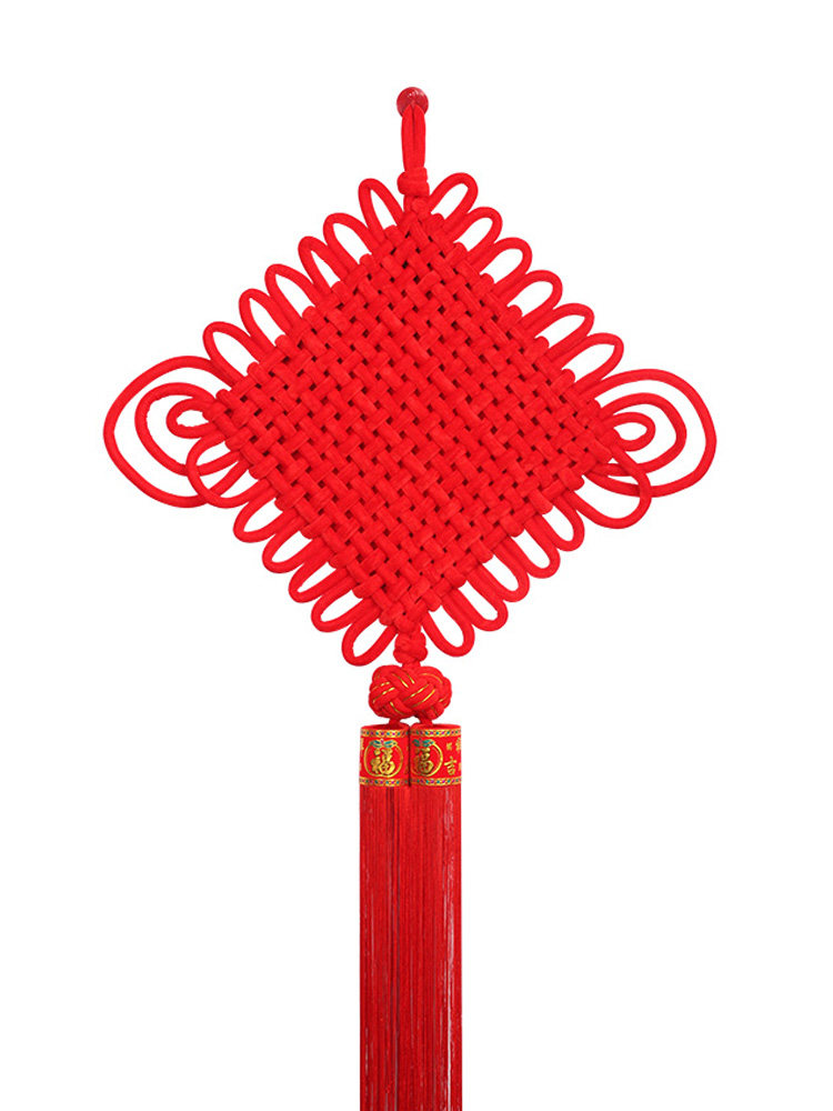 中国结挂件玄关客厅大号福字小号喜庆门上红色背景墙新年装饰