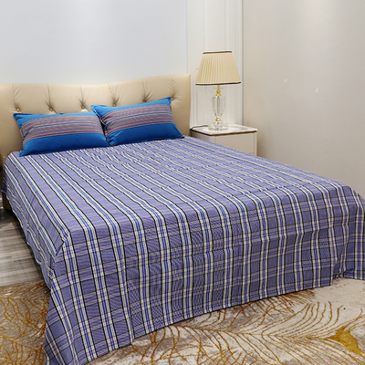 贵州手工织布土布老粗布纯棉床单双人单件格子少数民族风几何图.