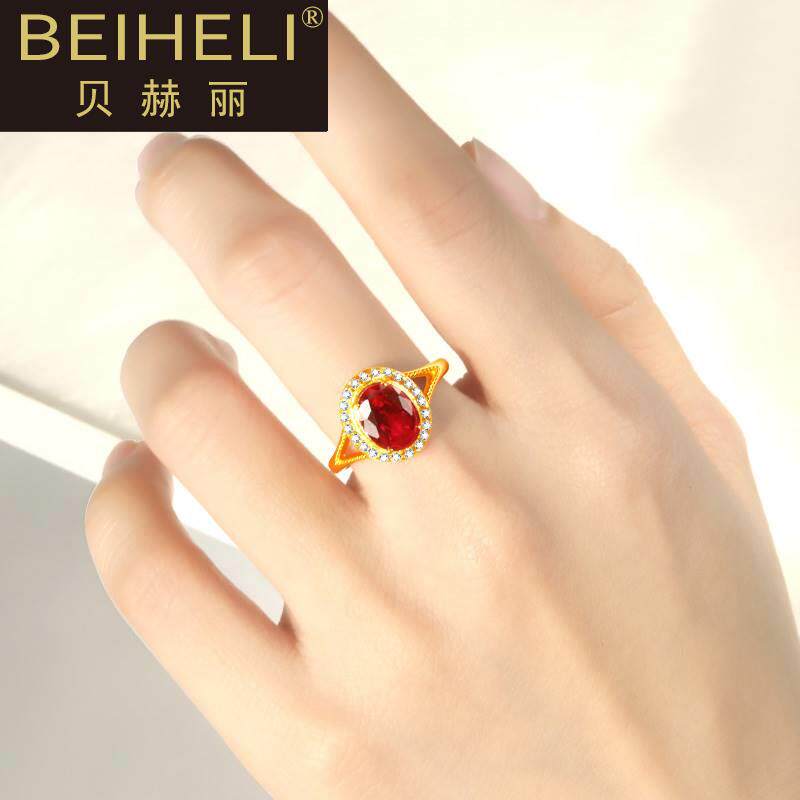 金戒指女999足金女款大额优惠券