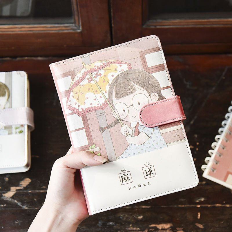 本子韩版手帐10二班学生回归麻球笔记本记事本三年可爱皮面手账