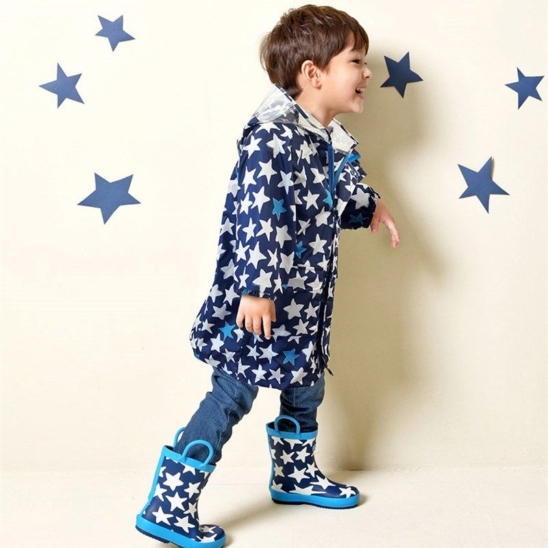 韩国has儿童雨衣幼儿园宝宝男女童小孩全身o轻薄小学生雨披斗篷式