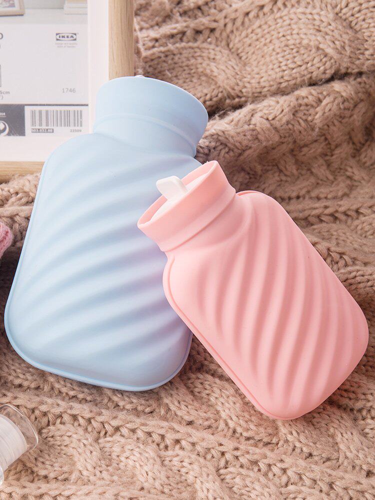 日本硅胶热水袋注水暖手宝迷你暖肚子暖宫随身灌水暖水袋小号