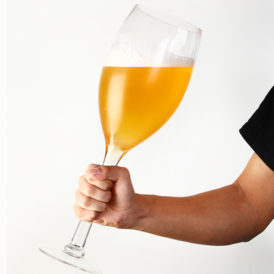 英雄佐尚巨型特大号超大玻璃酒吧大容量杯迟到罚酒啤酒杯