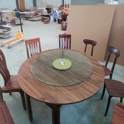 钢化k玻璃圆桌转盘餐台转盘加厚桌面钢化玻璃台面折叠转餐桌b转盘