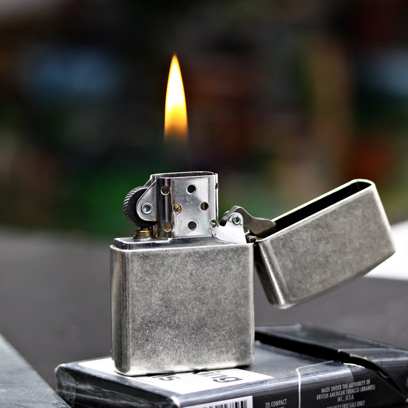 zippo打火机刻字复古