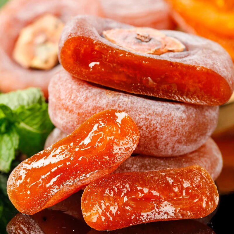 2021新鲜恭城柿饼农家自制特级柿子饼整箱霜降柿子饼8斤一箱包邮