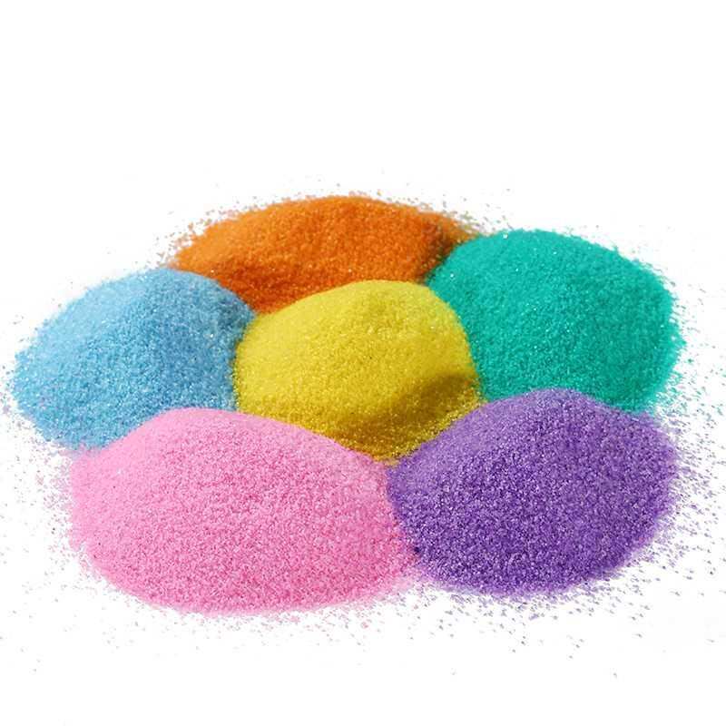 奠基彩沙婚礼布景彩色沙子细沙儿童手工沙瓶画装饰沙盘沙庆典彩