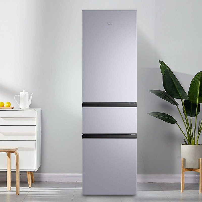 tcl200升三开门小型冰箱家用宿舍租房办公室静音节能冷冻冷藏养鲜