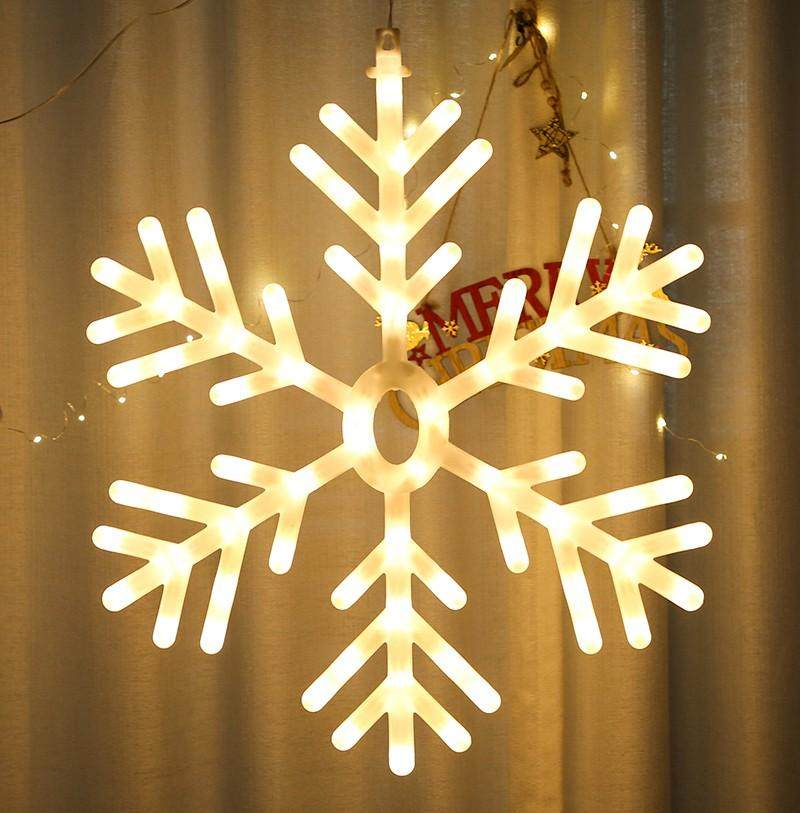 (今日6折)led雪花灯装饰灯节日彩灯闪灯串灯户外圣诞国庆舞台装扮霓虹