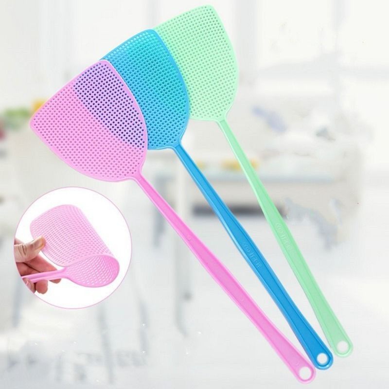 夏季塑料苍蝇拍手动大号家用长柄耐用灭苍蝇拍子蝇子拍蚊子拍蝇拍