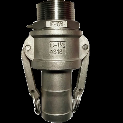 304不锈钢1寸水泵磅配件活接扳b把卡扣式快速接头钢丝软皮油管螺