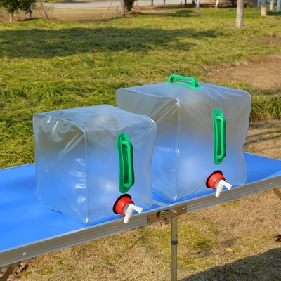 10水水桶透明水袋驾游取水.袋户外折叠r便携式/自20l袋盛
