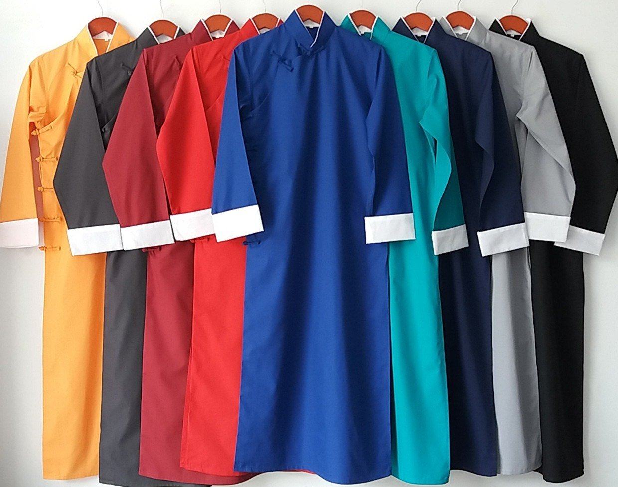 中国风新款民国装长衫相声服中式大褂服长袍马褂演出服男伴郎服