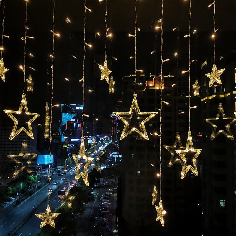 毕业晚会布置装饰品舞台灯带浪漫创意网红窗帘装饰挂件小灯泡挂饰