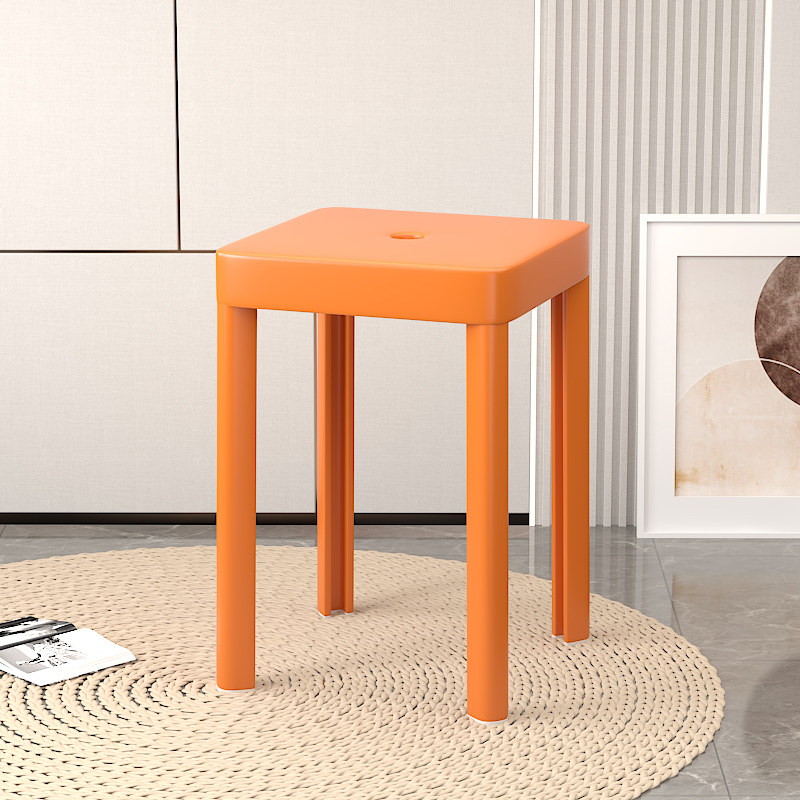 塑料凳子加厚家用可叠放板凳特厚餐桌摞叠方凳独凳塑胶收纳小椅子