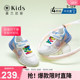 泰兰尼斯Kids童鞋女童运动鞋中大童跑步鞋魔术贴儿童网鞋夏季网面