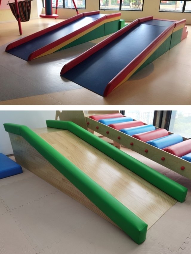 儿童感统训练器材大滑梯滑板早教少儿体适能芒果园幼儿教玩具家用