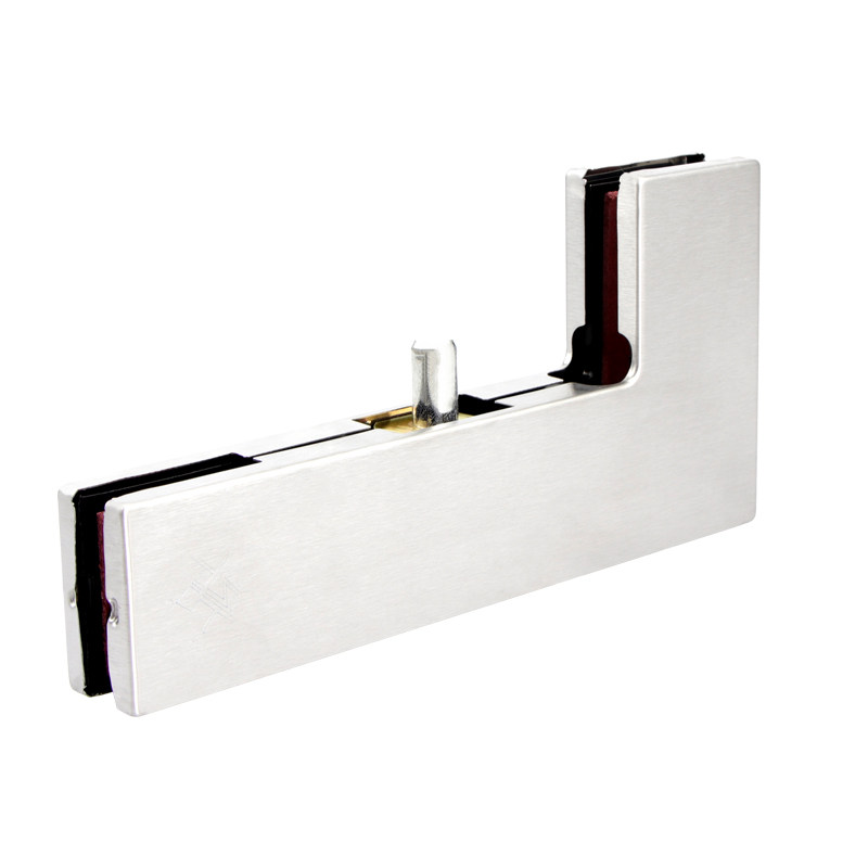 高档玻璃门曲夹一字夹无框玻璃门a配件通用型地弹簧门上下通用奢