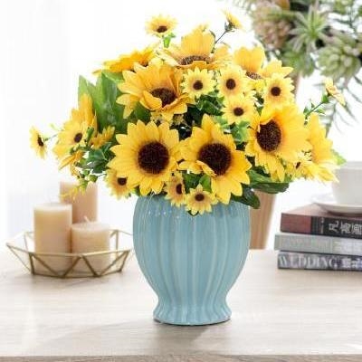 花瓶带花套装欧式图片