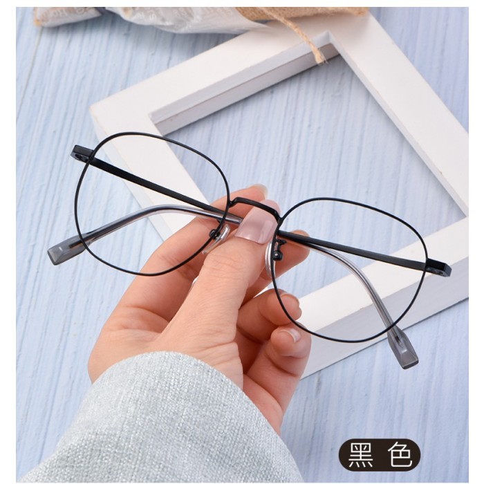 瞳年T3929全框复古眼镜平光镜远红外线防蓝光男女超轻纯钛眼镜