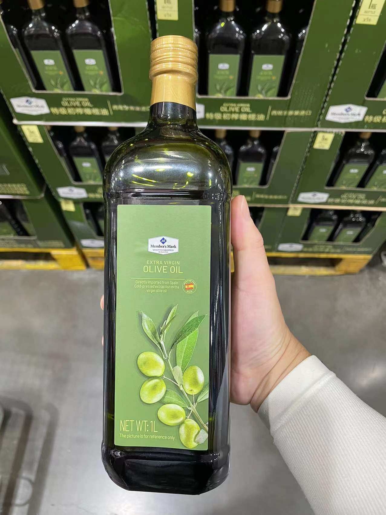 上海sams山姆 oliveoil mm初榨橄榄油 1升