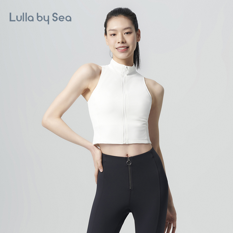 Lulla by Sea| Power 骑行马甲修身立领拉链户外城市背心无袖上衣