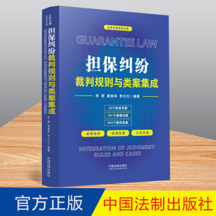 2022新正版 担保纠纷裁判规则与类案集成 李舒 唐青林 李元元 云亭法律实务书系 中国法制出版社 9787521624496