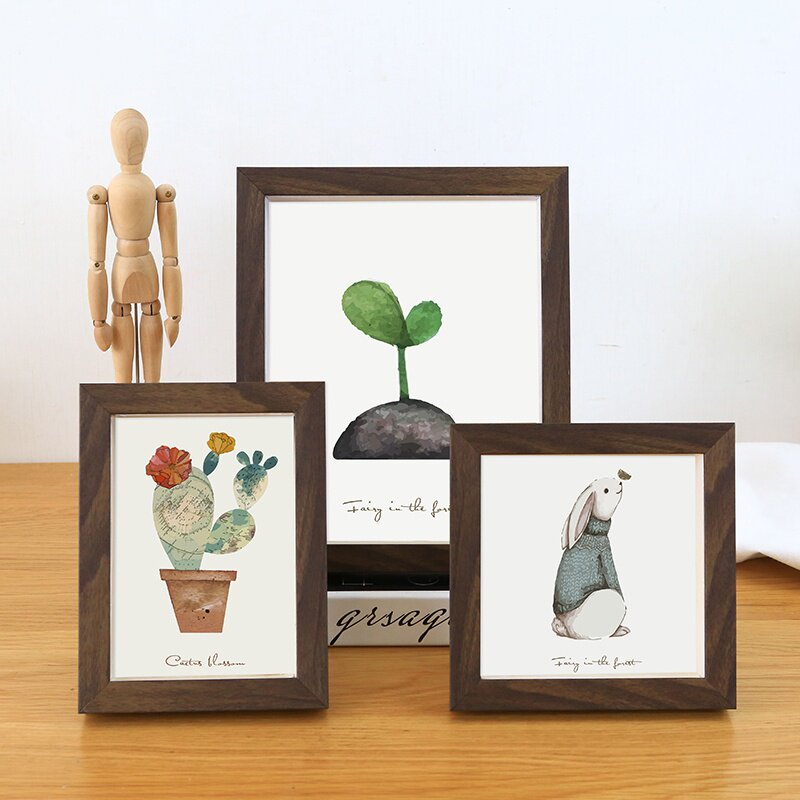 新品相框摆台画框七寸6寸78101216照片摆件挂墙相册相片q定