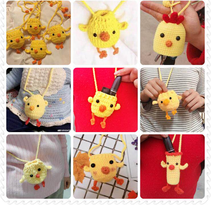 护蛋袋神器鸡蛋兜套网红小手工勾毛线编织装的针立夏保材料包礼品