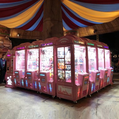 大型商用抓娃娃机夹公仔机抓烟机投币扫码电玩城游戏机游乐设备