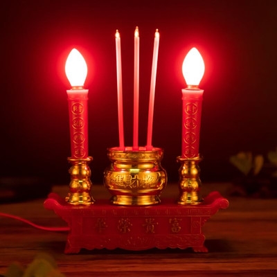 热销拜神蜡烛红色