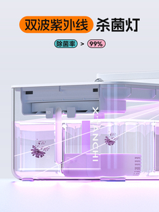 小甜橙猫咪饮水机宠物自动饮水器消毒杀菌恒温加热流动水不插电