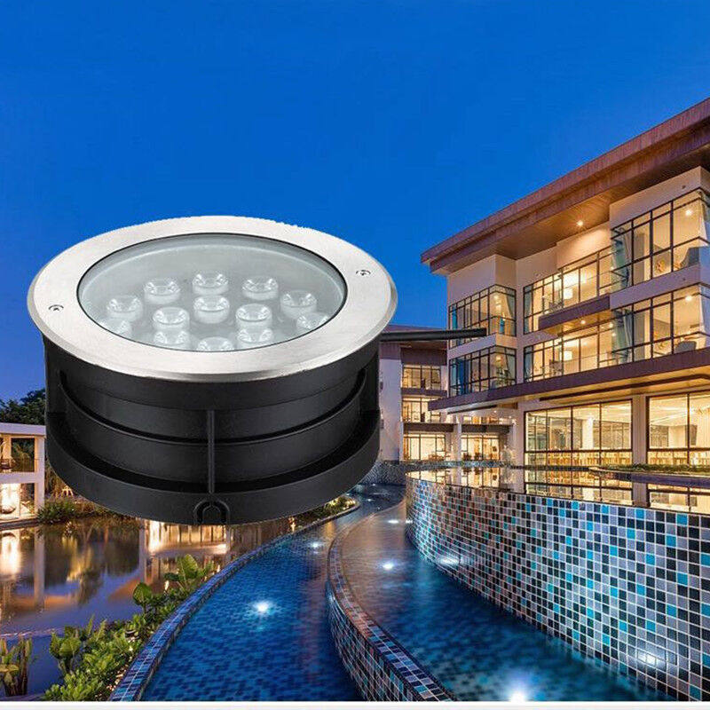 水底灯led水下埋地灯水池七彩嵌入式景观广h场地面12v24v喷泉射灯