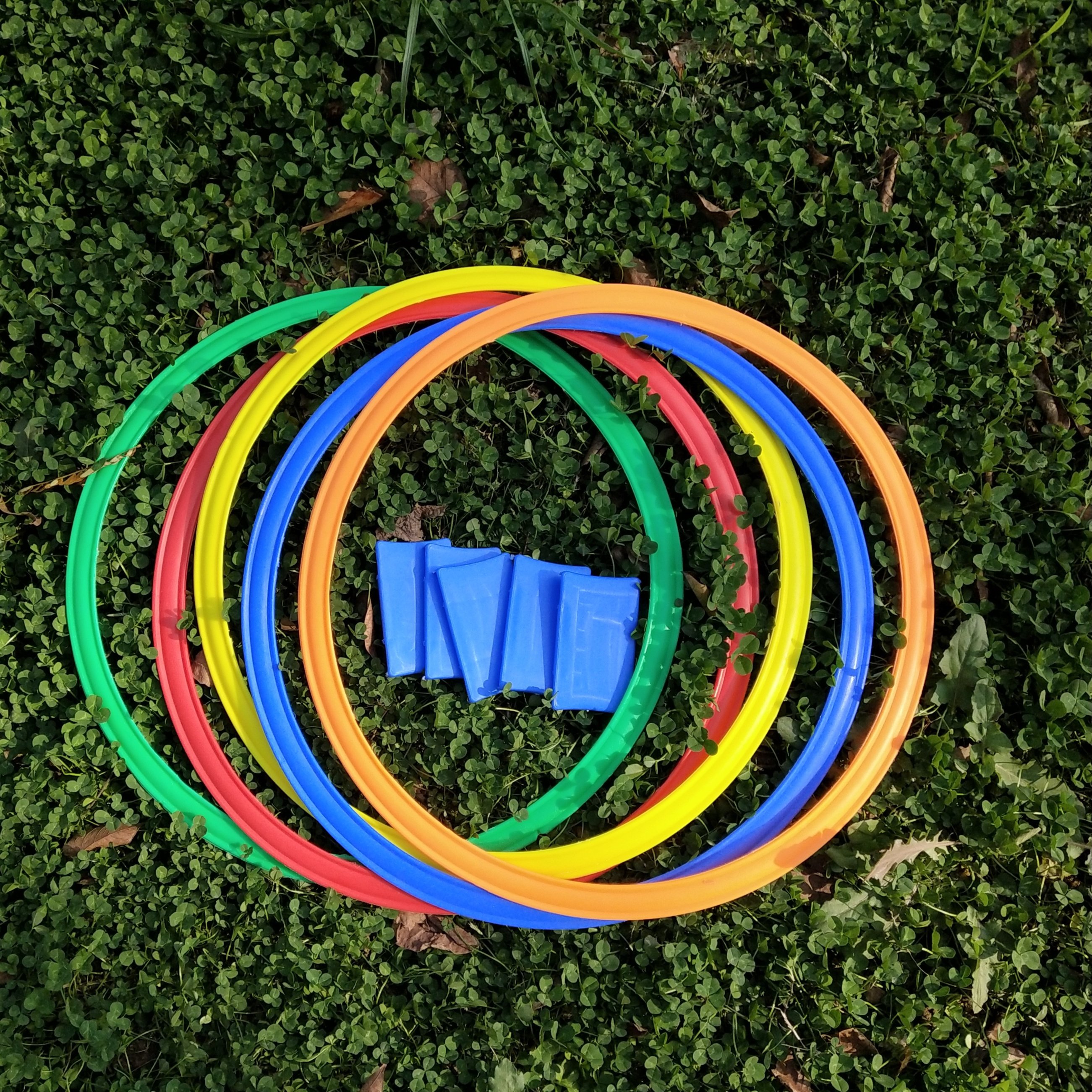 新品跳格子幼儿园户外活动玩具器械儿童感统训练器材跳房子圈圈