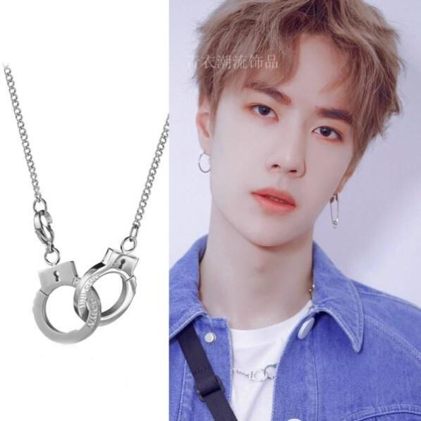 肖战同款项链吊坠设计折耳兔子饰品王一博代言ins周边女熊