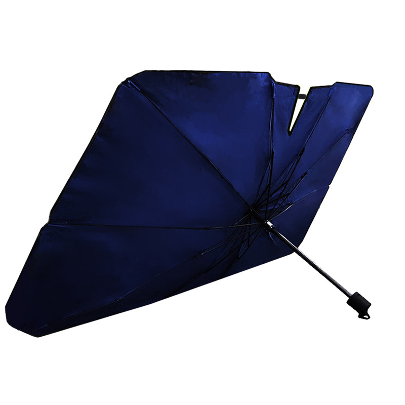 高档2021伞式汽车遮阳伞停车用自动伸缩车内前挡风玻璃窗防晒帘隔