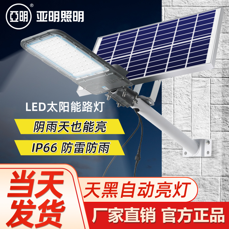 上海亚明照明LED太阳能路灯100