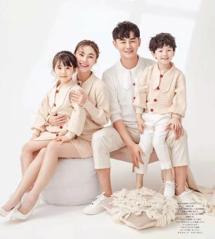 21新款影楼工作室亲子主题服装民国风全家福韩版写真摄影拍照衣服