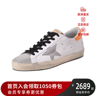 GOLDEN GOOSE 黄金鹅 男士皮革休闲运动鞋 GMF00101 F002554