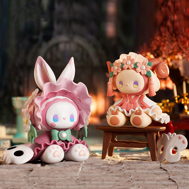 emma秘境森林假面舞会盲盒网红三代新款潮玩公仔可爱手办摆件模型